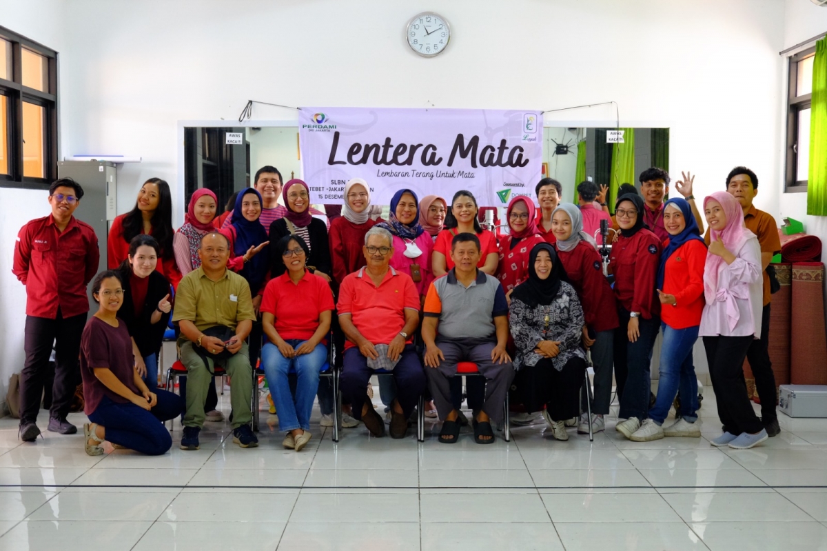 Picture Bakti Sosial Pemeriksaan Mata oleh Perdami Jaya di SLB 11