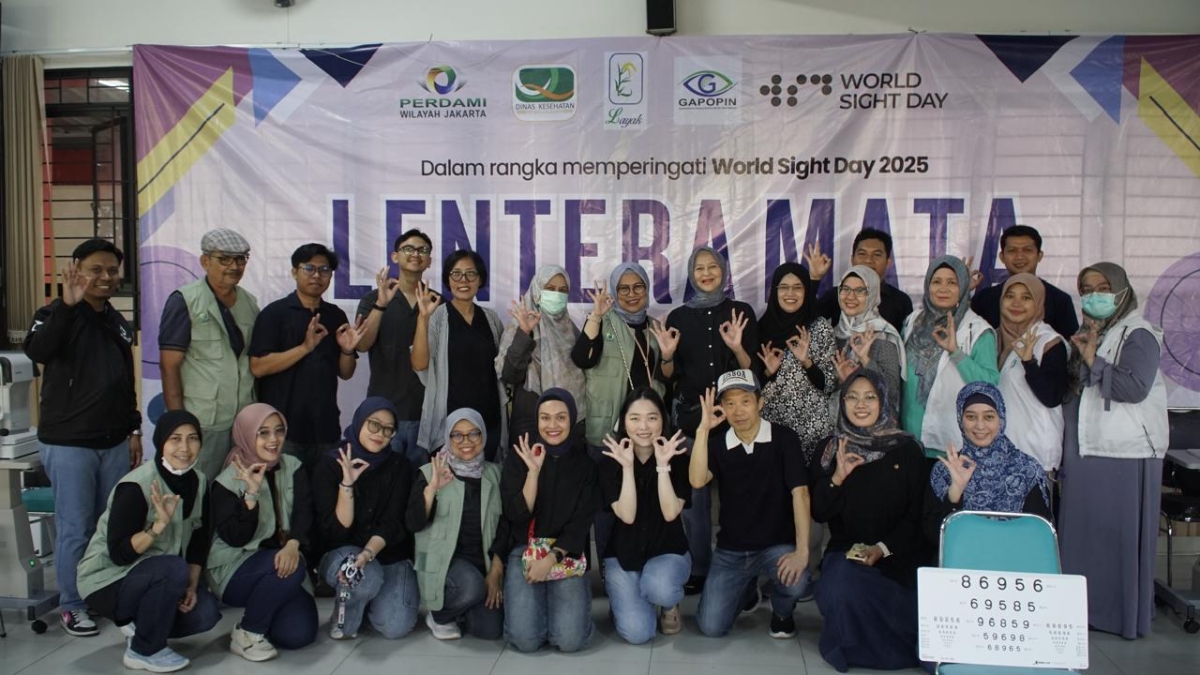 Picture Skrining Pemeriksaan Mata dalam rangka WSD 2025 oleh Perdami Jakarta